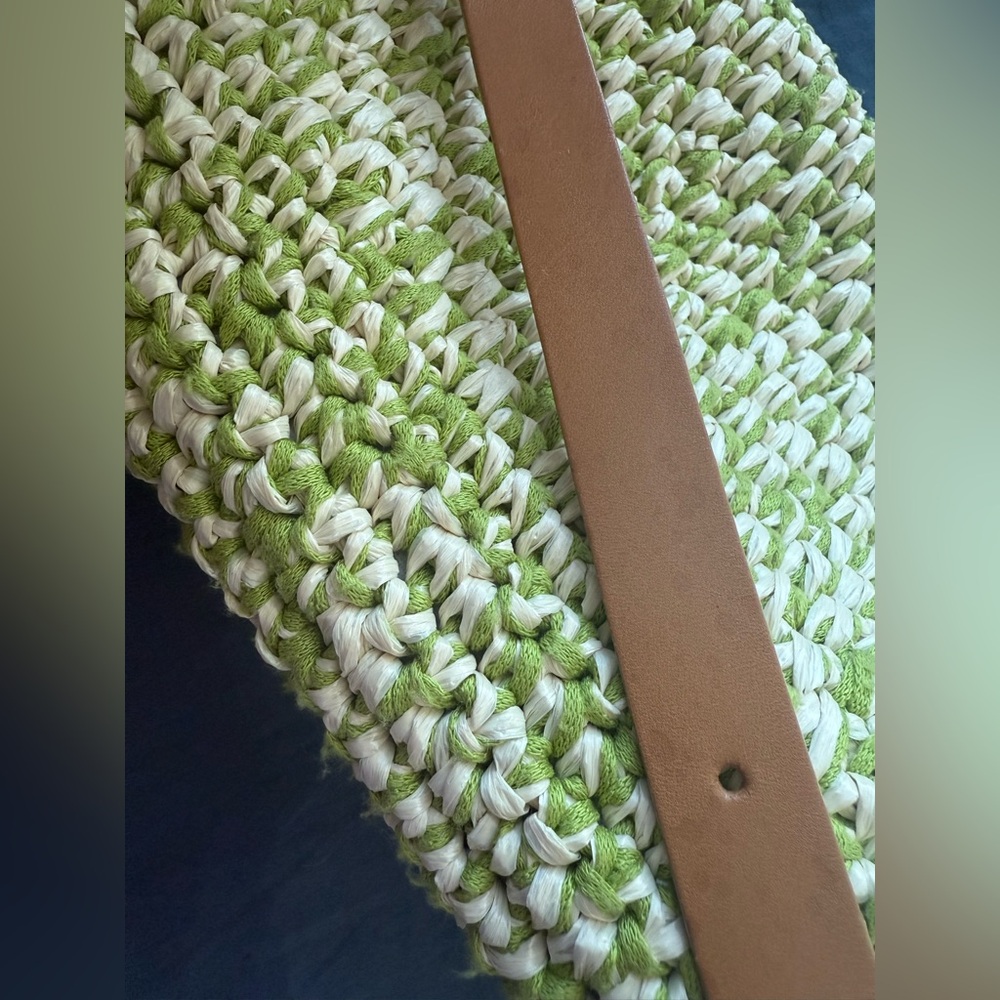 Rare Fendi Green Woven Baguette - Picture 5 of 9